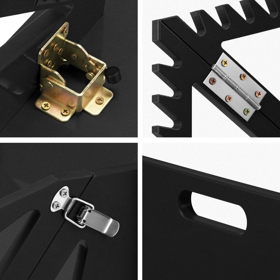 Soccer Rebounder Board 100x42cm Football Rebound Wall with 3 Adjustable Angles for Passing Shooting