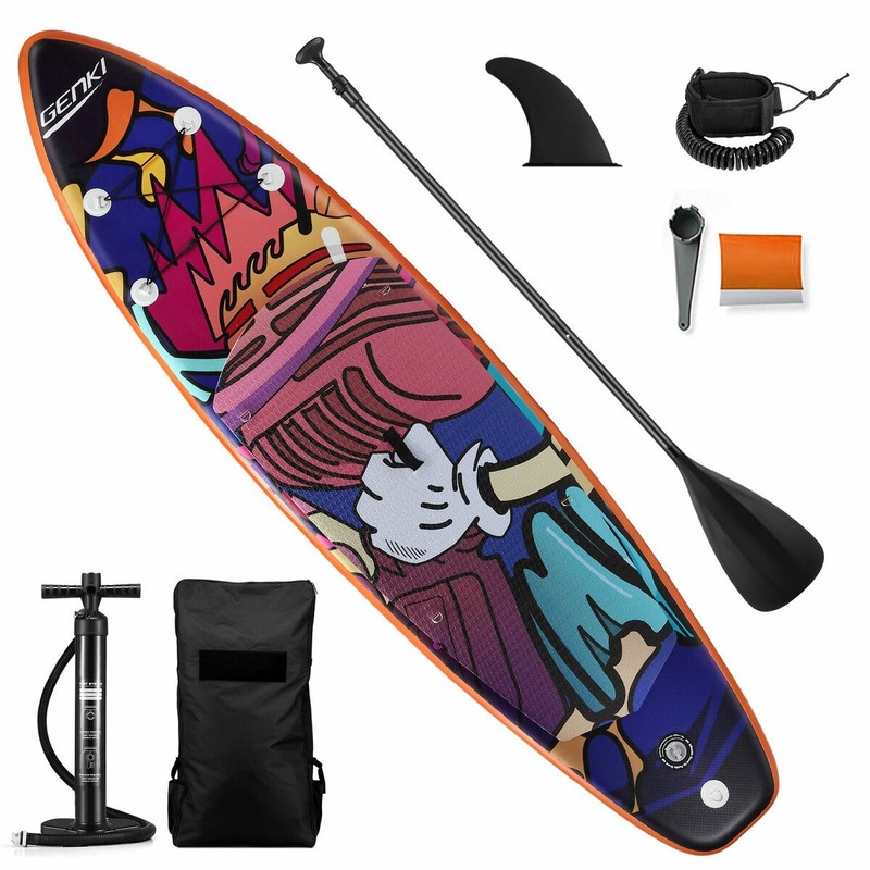 Buy Surfing SUP Paddle Board Stand Up Blow Foam Inflatable Kayak