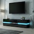 Buy TV Stand Cabinet 177cm Wood Entertainment Unit LED Gloss Storage ...