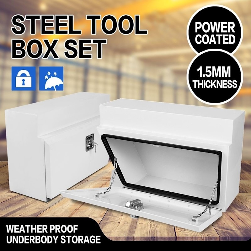 Buy Under Tray Tool Box Pair Steel Tool Boxes Rubber Seal Trailer Box