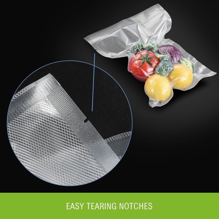 Vacuum Seal Bags Food Storage Vacuum Bags Vacuum Sealer Rolls 20*30cm 100PCS