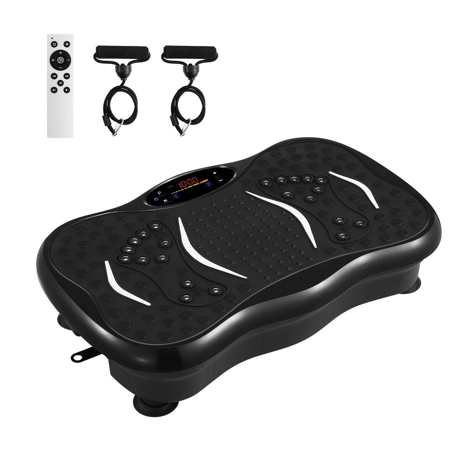 Vibration Machine Plate Full Body Workout Vibrating Exercise Fitness Equipment Platform Home Gym Weight Loss Trainer Shaker Board Lymphatic Drainage