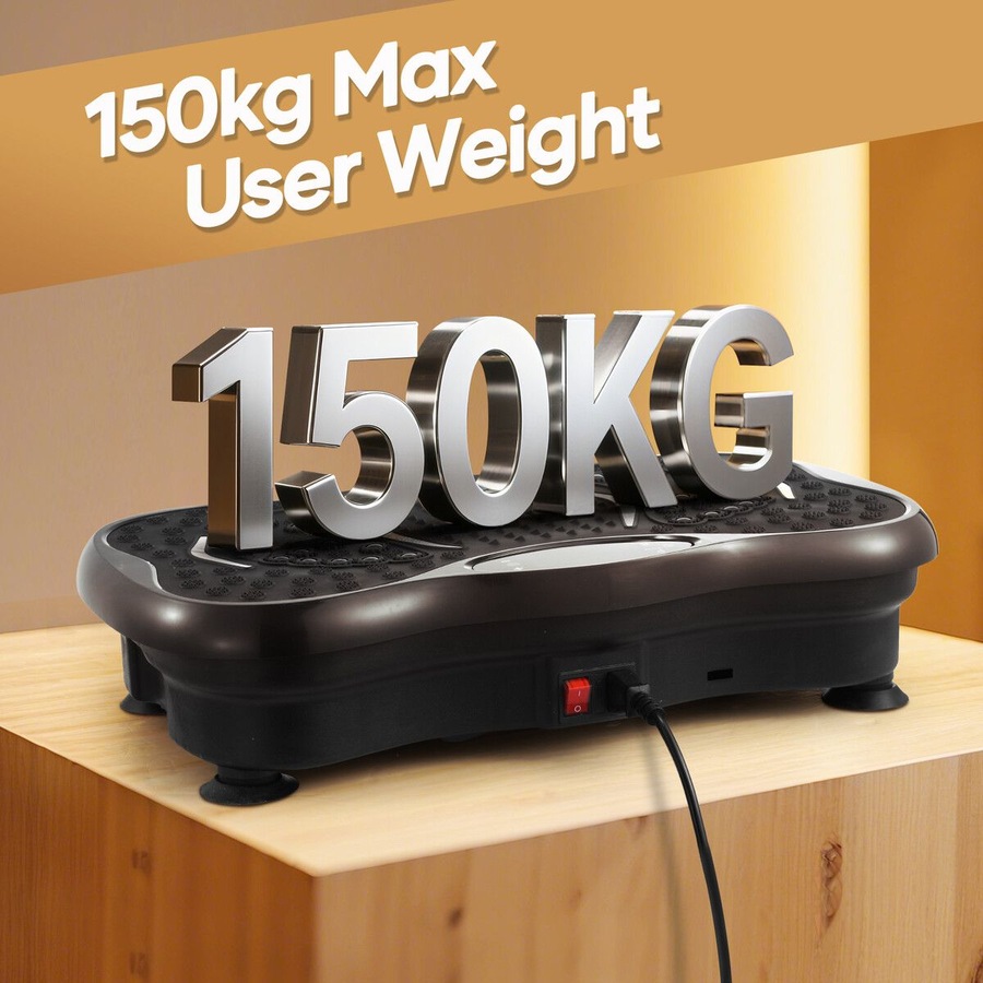 Vibration Machine Plate Full Body Workout Vibrating Exercise Fitness Equipment Platform Home Gym Weight Loss Trainer Shaker Board Lymphatic Drainage