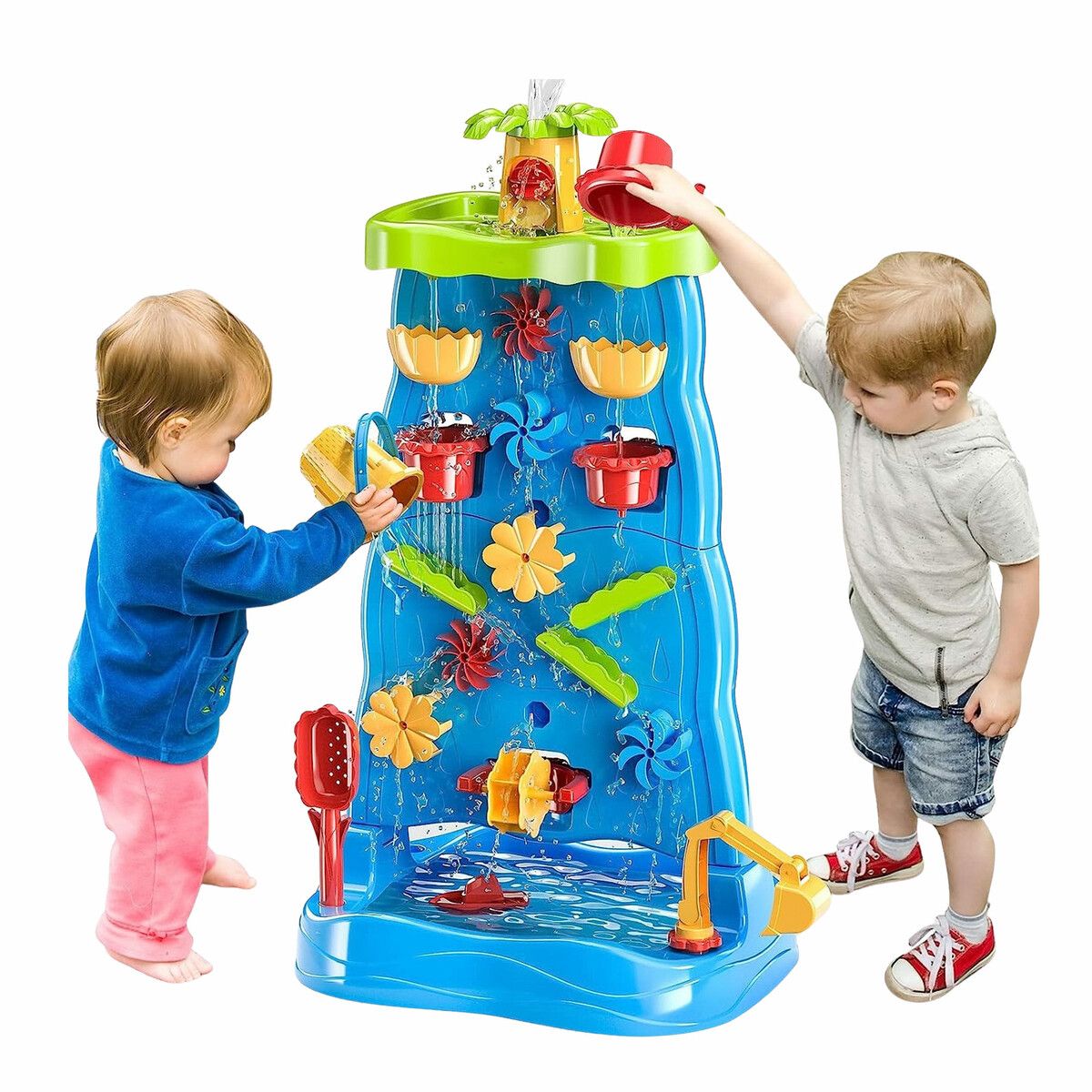 Step2 waterfall best sale discovery wall playset