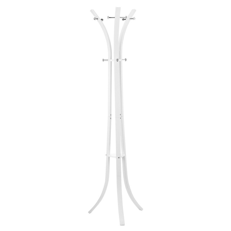 Buy White Metal Coat Tree Hanger Stand Hat Rack Holder Entryway Bedroom