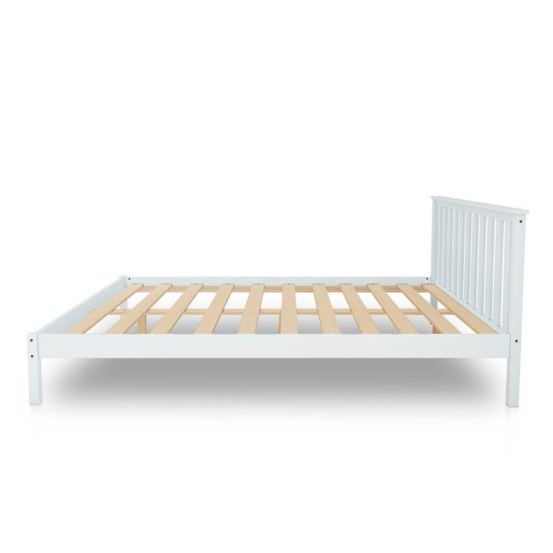 Wooden Bed Frame Double Size Mattress, Leather Bed Frame King Size Argos Egypt
