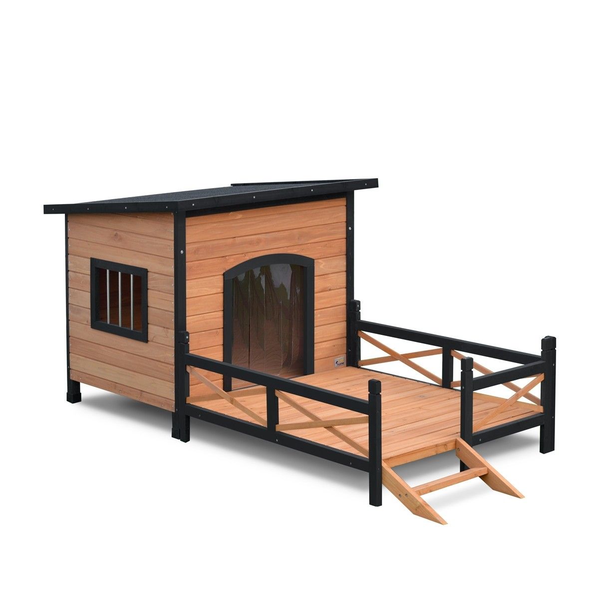 Xl wooden 2024 dog kennel