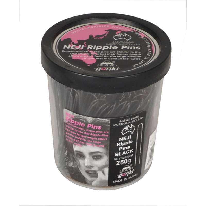 Buy 555 Ripple Pins 3' Black 250g Made In Japan - MyDeal