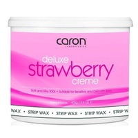 Caron Deluxe Strawberry Creme Strip Wax Microwaveable - 400g