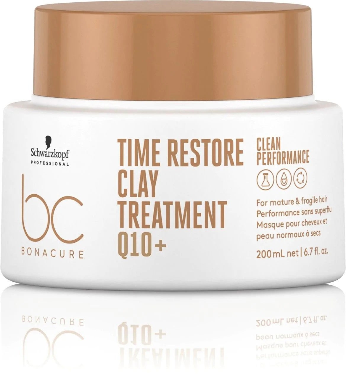 Schwarzkopf Professional BC Q10+ Time Restore Clay Treatment - 200ml