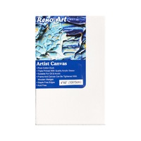 10x15cm(4x6"Inch) 6pcs - 340GSM Acrylic Artist Premium Quality Pre-Stretched Canvas Frame Triple Gesso Primed Deep Edge 100% Cotton White Professional Blank Canvases
