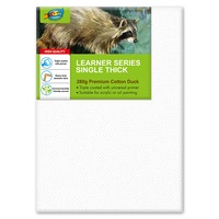 13x18cm(5x7"Inch) 6pcs - Artoys 280 GSM Acrylic Artist Premium Quality Pre-Stretched Canvas Frame Triple Gesso Primed Deep Edge 100% Cotton White Professional Blank Canvases