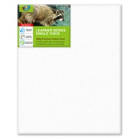 20x25cm(8x10"Inch) 6pcs - Artoys 280 GSM Acrylic Artist Premium Quality Pre-Stretched Canvas Frame Triple Gesso Primed Deep Edge 100% Cotton White Professional Blank Canvases