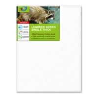 30x40cm(12x16"Inch) 6pcs - Artoys 280 GSM Acrylic Artist Premium Quality Pre-Stretched Canvas Frame Triple Gesso Primed Deep Edge 100% Cotton White Professional Blank Canvases