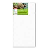 30x60cm(12x24"Inch) 6pcs - Artoys 280 GSM Acrylic Artist Premium Quality Pre-Stretched Canvas Frame Triple Gesso Primed Deep Edge 100% Cotton White Professional Blank Canvases