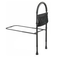DJMed Height Adjustable Hand Bed Rail with Pouch
