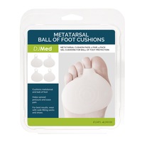 DJMed Metatarsal Pads, Gel Ball Of Foot Cushions