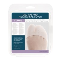DJMed Metatarsal Sleeves - Gel Toe & Metatarsal Cover