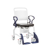 Rebotec Berlin - Mobile Commode Chair - Blue