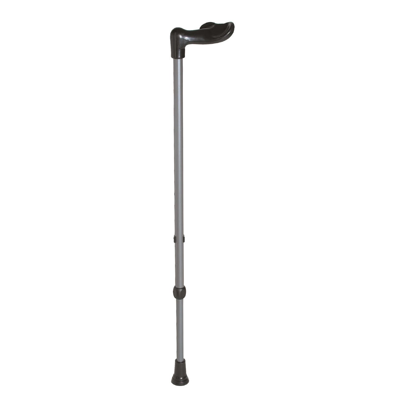 Rebotec Fischerstock Walking Stick, Grey, Left