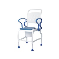 Rebotec Koln - Bedside Commode Toilet Chair - Blue