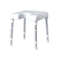 Rebotec Monaco - Shower Stool, Bath Chair With Hygiene Opening
