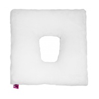 Ubio Square Donut Cushion, White