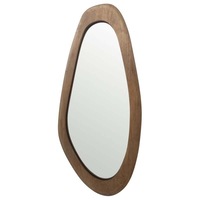 Willow & Silk Large Asymmetric Wood-Framed Hallway/Wall Mirror Home Decor 85cm
