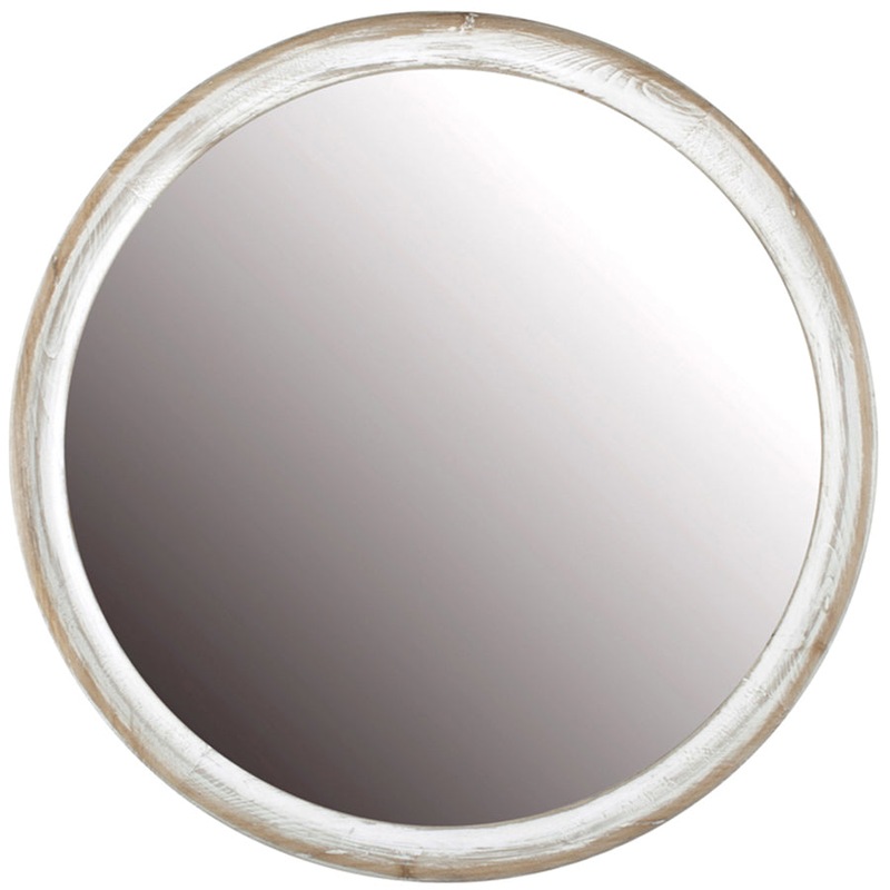 Buy Willow & Silk Large Round Coastal Wall Mirror MyDeal
