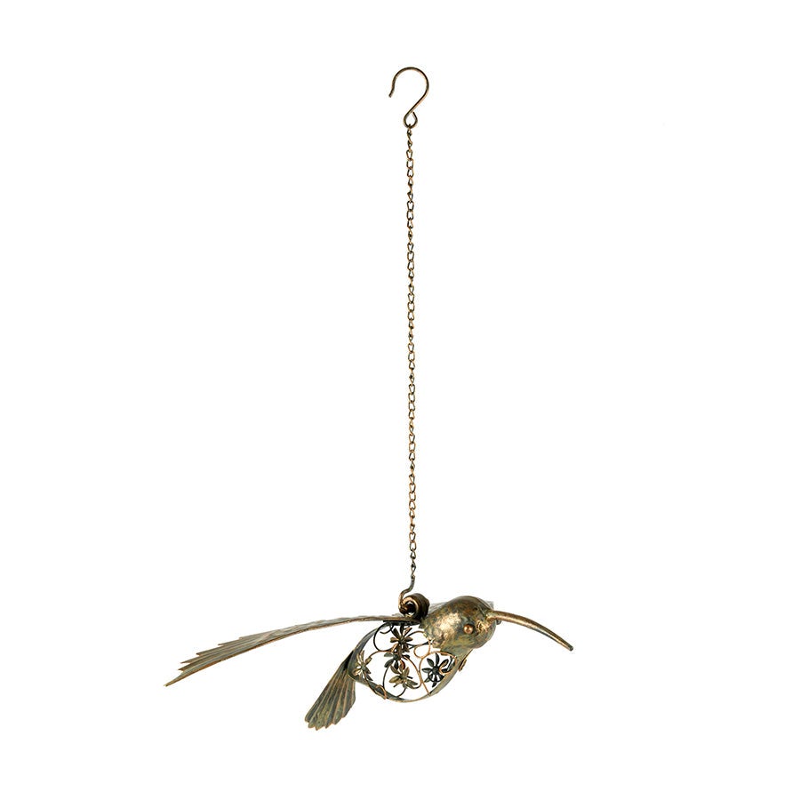 Large Metal Hanging Hummingbird