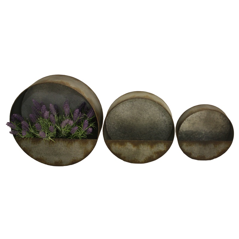 Buy Pot Art Cement Home Indoor Decor plant Flower Wall Planters Hole