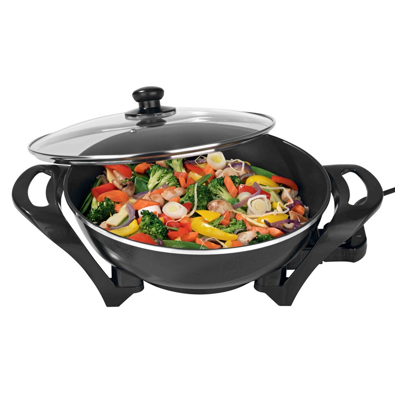 Buy Healthy Choice Non Stick Electric Wok 4.5 Litre MyDeal