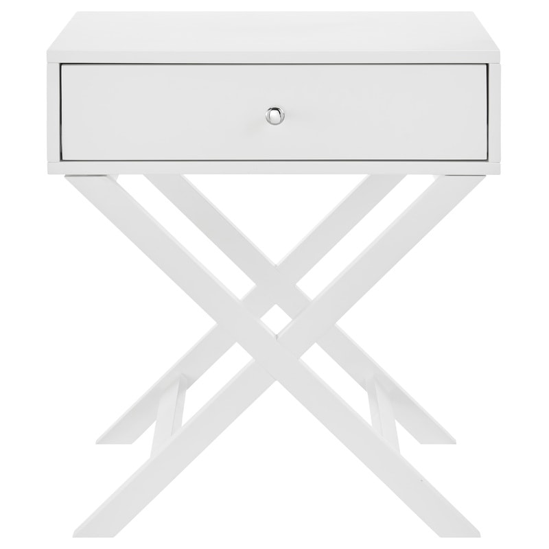 Buy DukeLiving Apollo Bay Bedside Table White (Set of 2) MyDeal