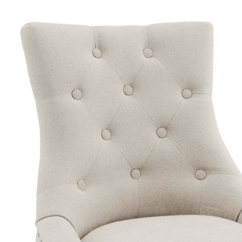 Buy DukeLiving Belle Scoop Back Provincial Upholstered Dining Chairs