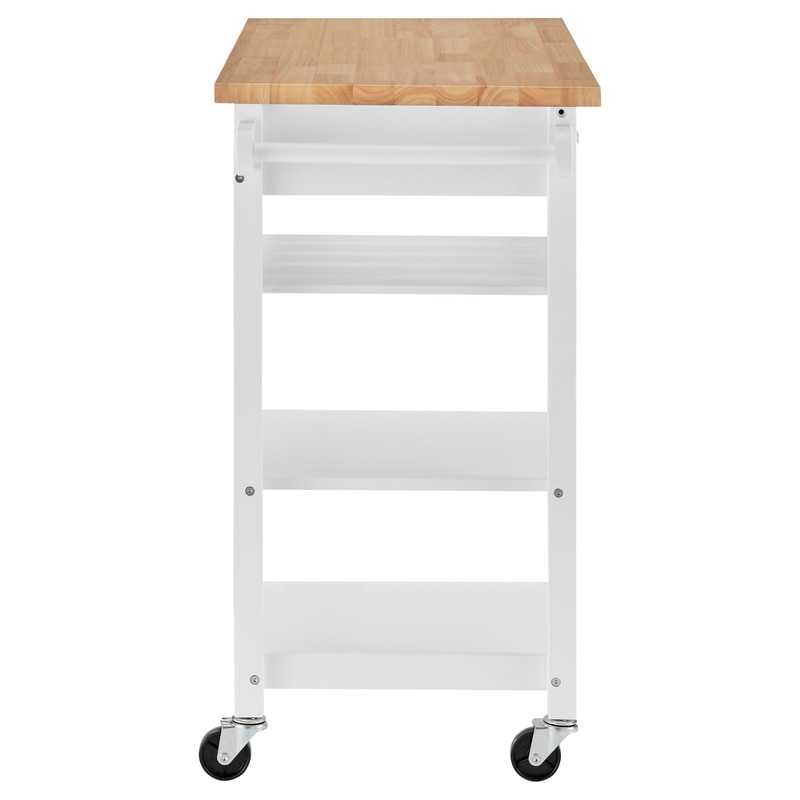 DukeLiving Bronte Kitchen Island Storage Trolley (White) - MyDeal's ...