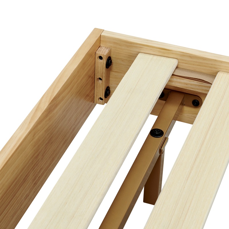 Buy DukeLiving Brooke Premium Wooden Floating Bed Base Natural (Double