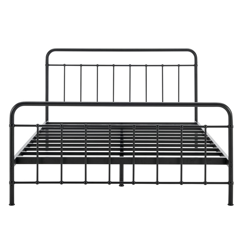 dukeliving charlie metal bed frame black double queen buy queen bed frame 2845149