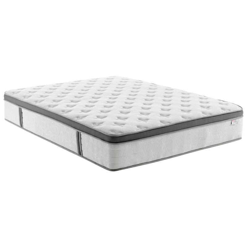 DukeLiving Chiro Plush 5 Zone Euro Top Pocket Spring Mattress 31cm ...