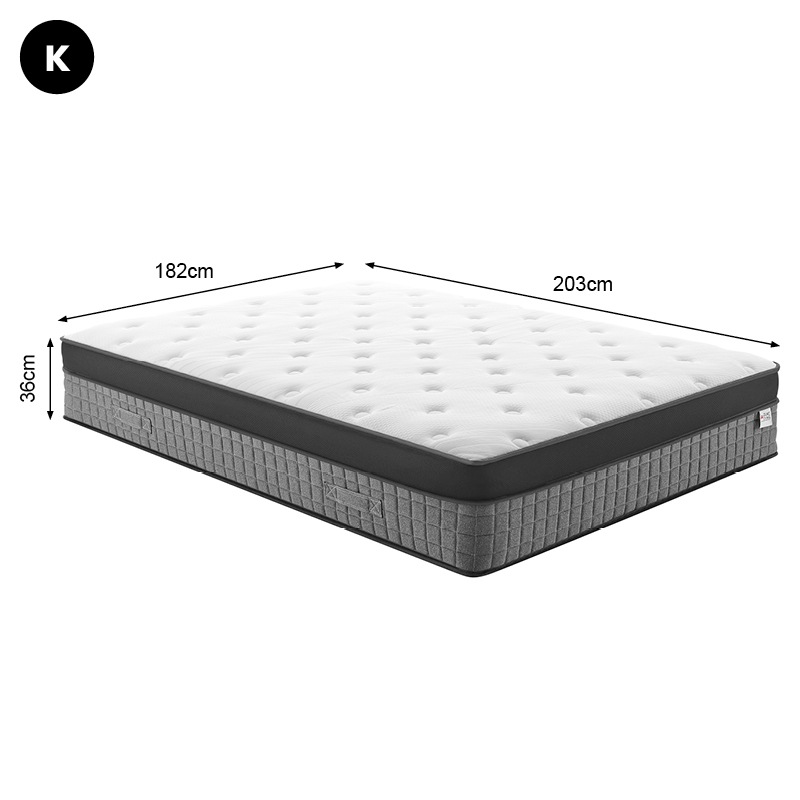 Buy DukeLiving Chiropractic 7Zone 36cm Pocket Spring Mattress (King