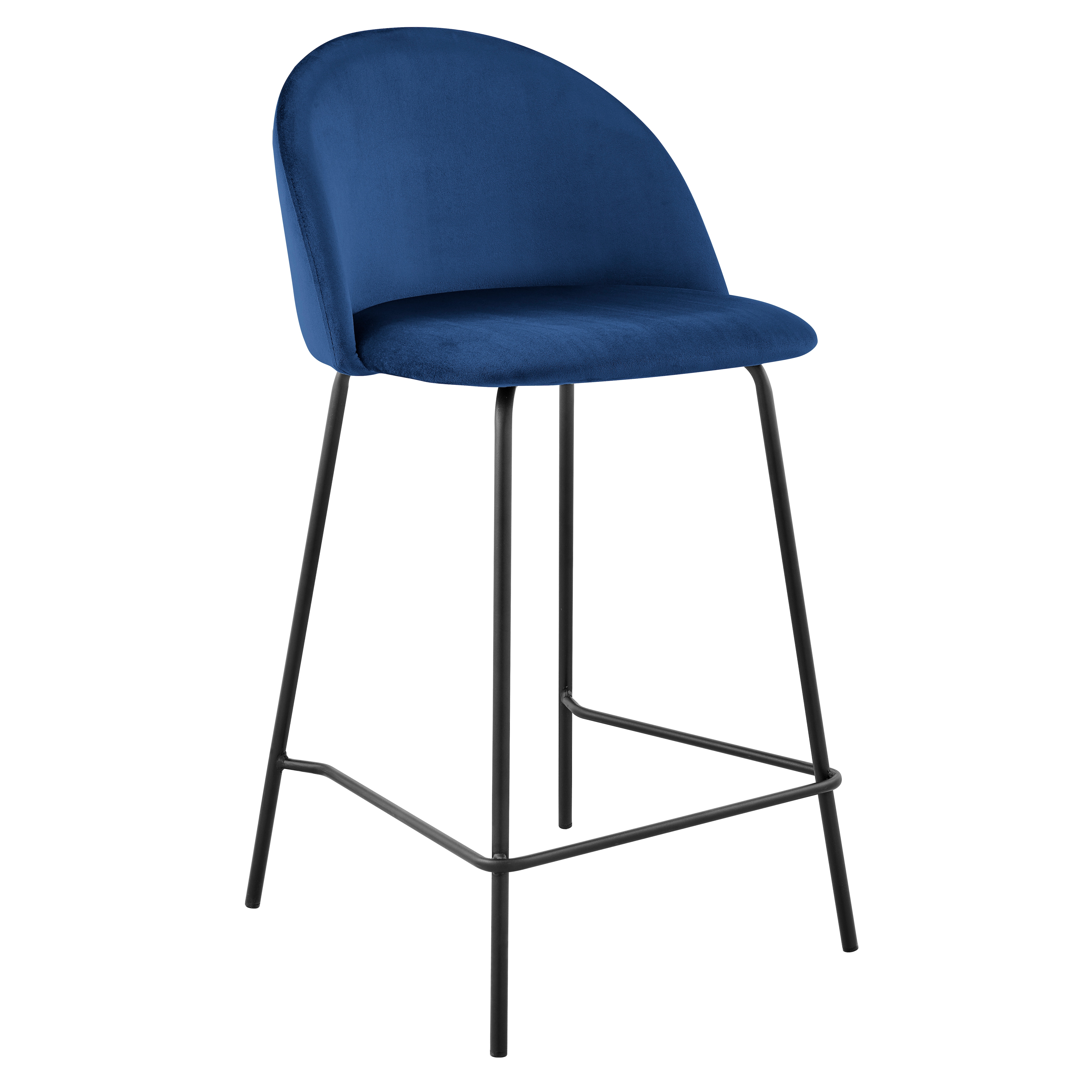 blue high bar stools