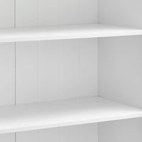 Buy DukeLiving Hamptons Coastal Large Closed Bookshelf (White) - MyDeal