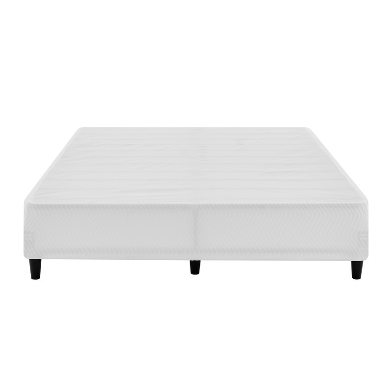 DukeLiving Laura Box Spring Ensemble Bed Base Ivory (Queen) Extra
