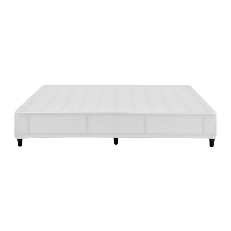 DukeLiving Laura Box Spring Ensemble Bed Base Ivory (Queen) Extra