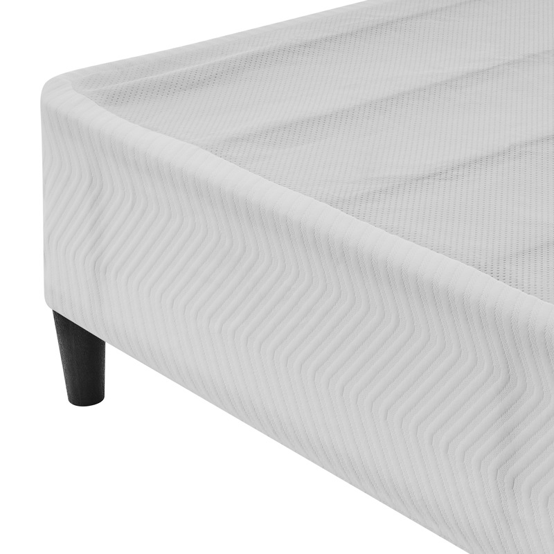 DukeLiving Laura Box Spring Ensemble Bed Base Ivory (Queen) Extra
