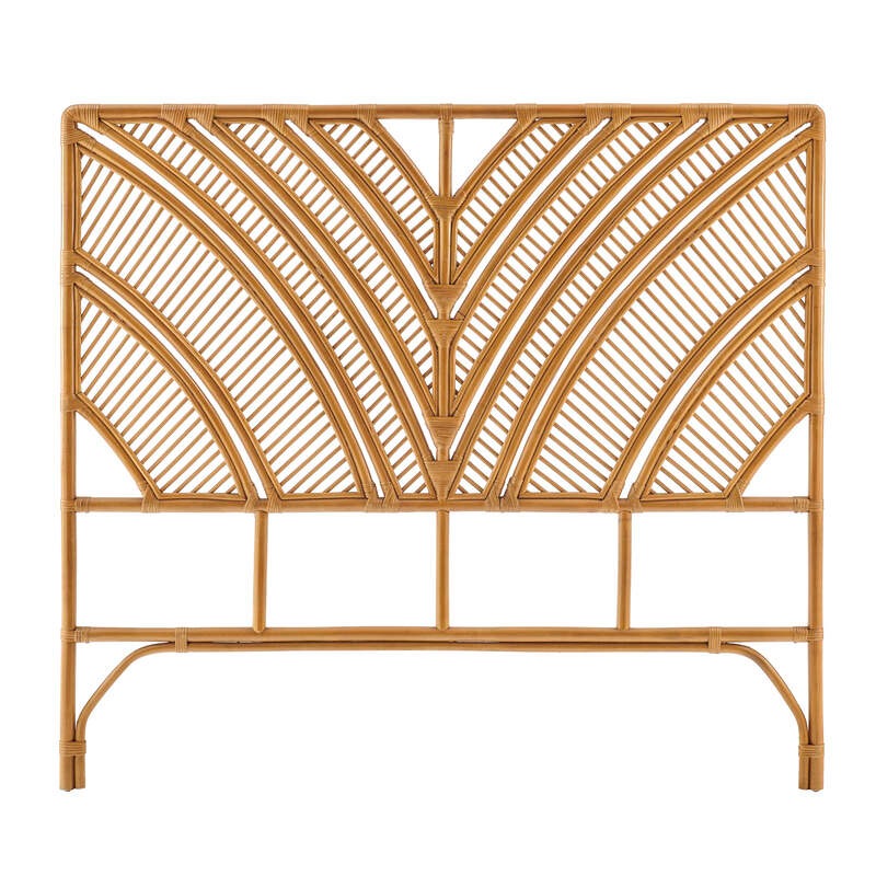 Buy DukeLiving Layla Natural Rattan Bedhead (Double, Queen, King) MyDeal