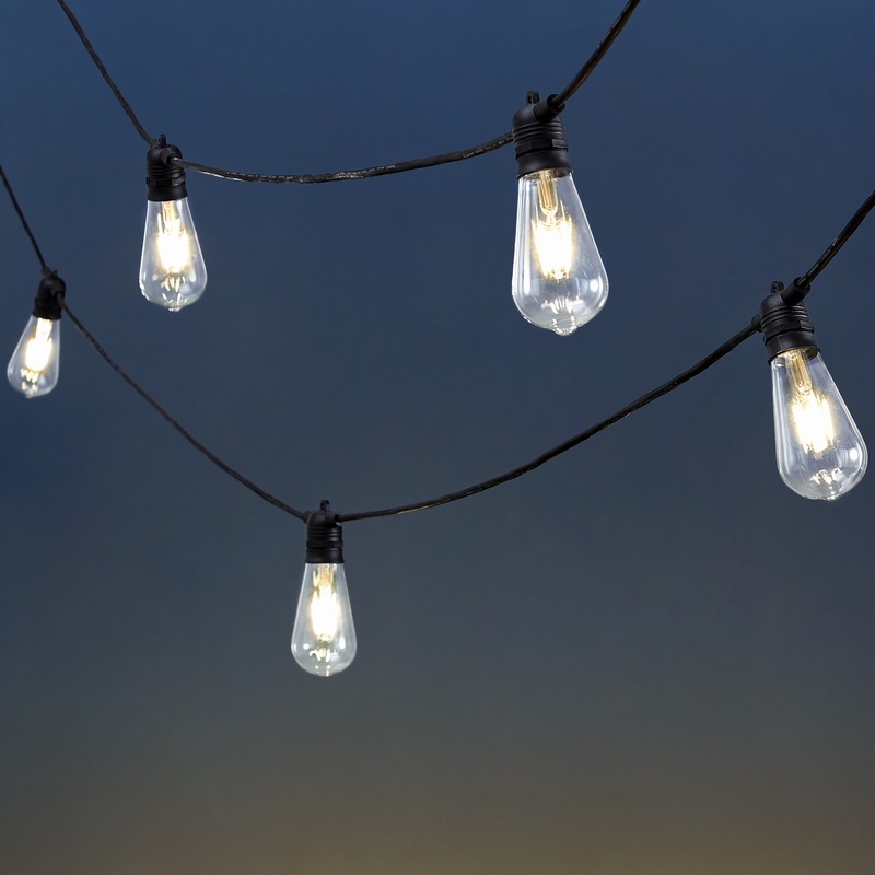 dukeliving led vintage style teardrop edison outdoor festoon lights buy outdoor string lights 2888098