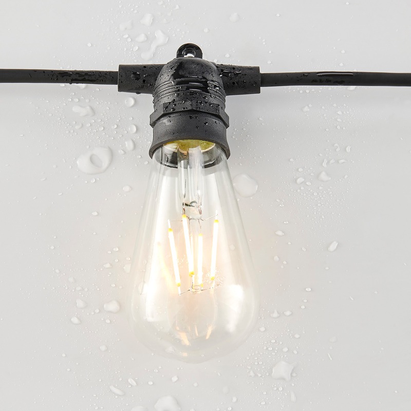 dukeliving led vintage style teardrop edison outdoor festoon lights buy outdoor string lights 2888098