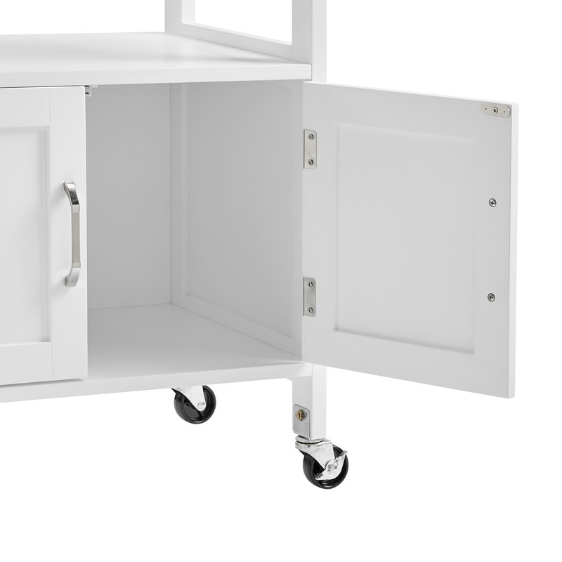 Buy DukeLiving Lorne Kitchen Island Trolley (White) MyDeal