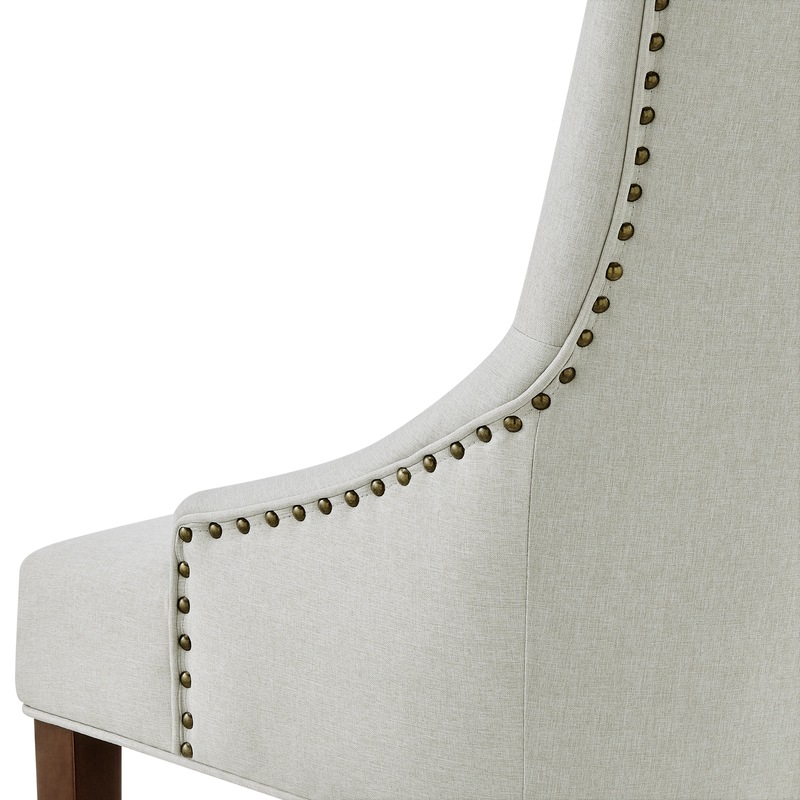 Buy DukeLiving Louise Scoop Back Provincial Upholstered Dining Chairs