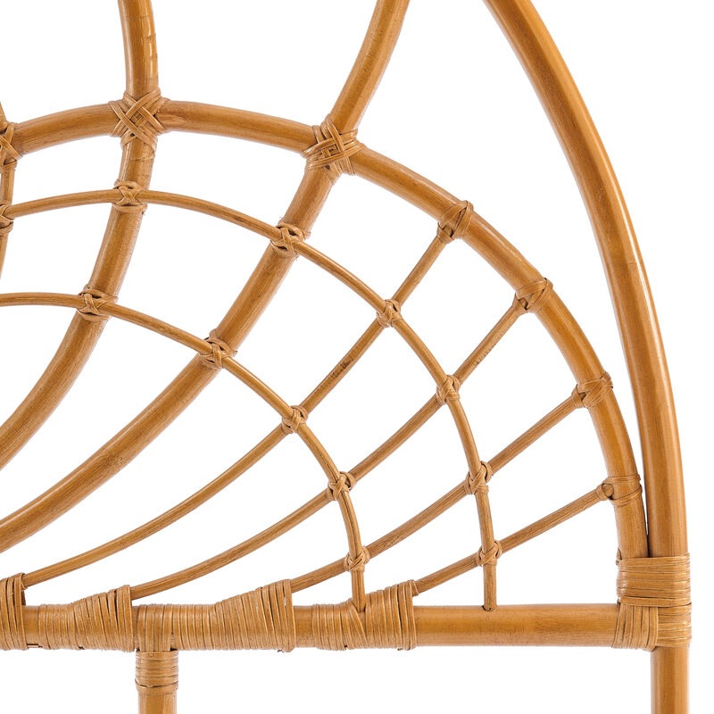 Buy DukeLiving Lunar Arch Natural Rattan Bedhead (King Single, Double ...